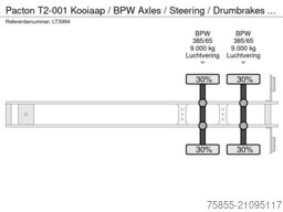Pacton T2-001 Kooiaap / BPW Axles / Steering / Drumbra...