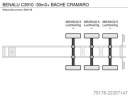 BENALU C3910 -30m3+ BACHE CRAMARO