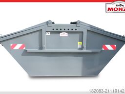 Monza 7 m³ - Absetzmulde - Stahldeckel
