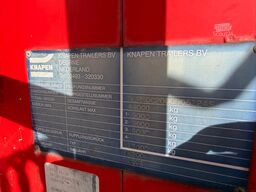 Knapen Trailers K200 12.6M Agrar 82m3 2X Liftas Cargo Floor 8MM