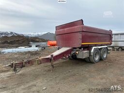  Elbo 2 axle dump trailer w/ remote control – just