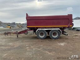  Elbo 2 axle dump trailer w/ remote control – just