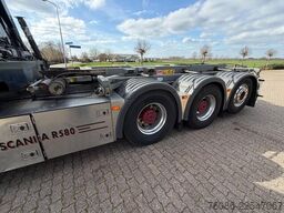 Scania R580 V8 8x4 !!TRIPLE HIAB 24 TM CRANE!!CONTAINE...