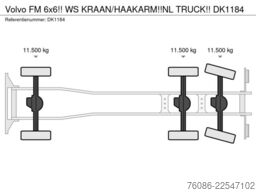 Volvo FM 6x6!! WS KRAAN/HAAKARM!!NL TRUCK!!