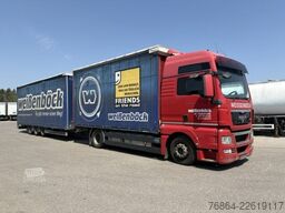 MAN TGX 18.440 EURO 5, MIT SCHEUWIMMER TRIDEM ZENTRALACHSANHäNGER JUMBO