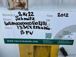 Schmitz Cargobull Isolated box, 260 height , 250 width, disc alu ...