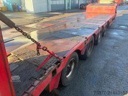 Faymonville 4 axle extendable blowbed ramps