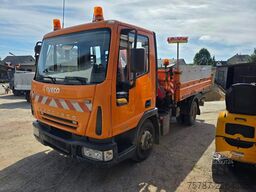 IVECO 75E15 3-S-Kippoer Meilöer mit Fassi F50 Kran
