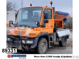 Unimog U 300 4x4, Kipper, Kommunalhydraulik, Zapfwelle