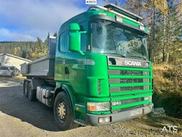 Scania 124G 6x2 Hook truck.