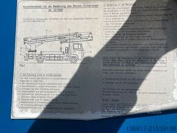 MERCEDES-BENZ Atego 815 Dachdeckerkr. Böcker 32/1000 Funk Seil