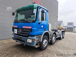 Mercedes-Benz Actros 3242 8x4 Hiab Multilift 25 tons hooklift!