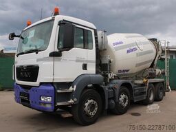 MAN TGS 32.400 8x4 BB STETTER 9 m³  AP ACHSE Nr: 800