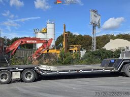 Hiebenthal 4-achs Tieflader verbreiterbar | 9,80 m lang 40 50 Oese