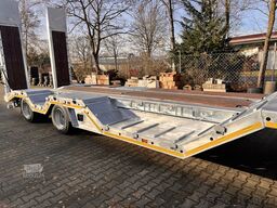 Möslein T 4 VB H1 R  neuer 4 Achs Tieflader + Radmulden