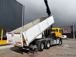 MAN TGS 26.460 + HIAB 232 ES-5 + TIPPER + 6X2 STEER...
