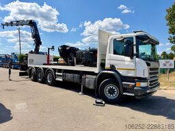 Scania P410 8x4 PRITSCHE + KRAN HIAB 244 EP-4 HIDUO - ...