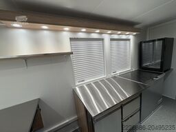 Grillwagen, Imbissanhänger, Foodtruck, Grill, hamburger