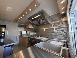 Grillwagen, Imbissanhänger, Foodtruck, Grill, hamburger