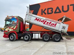 Scania R 520 8x4 RETARDER / FULL STEEL / BOX L=5565 mm