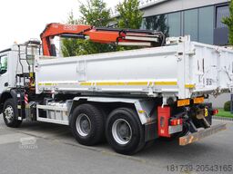 Mercedes-Benz Arocs 2636 / 6x4 / HDS Fassi / 3-Way Tip