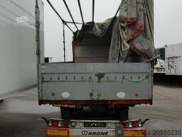 KRONE ZZ/DC07 TANDEM-LAFETTE, STANDARD, BPW-ACHSEN, HECKABSTüTZUNG OHNE CONTAINER