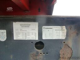 KRONE ZZ/DC07 TANDEM-LAFETTE, STANDARD, BPW-ACHSEN, HECKABSTüTZUNG OHNE CONTAINER