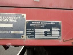 KRONE ZZ/DC07 TANDEM-LAFETTE, STANDARD, BPW-ACHSEN, HECKABSTüTZUNG OHNE CONTAINER
