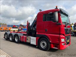 Man TGX 35.480 8x4 Euro 6 Hiab 28 Tonmeter laadkraan