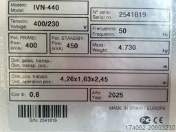 Volvo TAD1382GE - 430 kVA Stage V Generator - DPX-19032