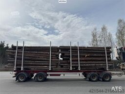Närko 4-axle Timber Trailer
