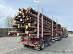 Närko 4-axle Timber Trailer