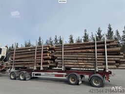 Närko 4-axle Timber Trailer