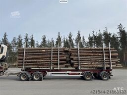 Närko 4-axle Timber Trailer