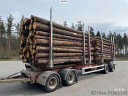 Närko 4-axle Timber Trailer
