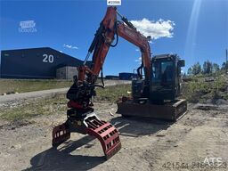 Hitachi ZX85US-6 Crawler Excavator with tilt, 3 buckets an