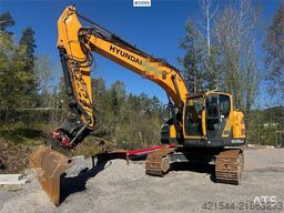 Hyundai HX235 LCR Excavator with tilt and 3 buckets