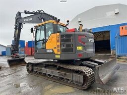 Volvo ECR235EL crawler excavator w/ sanding tray, rototi