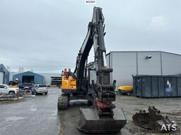Volvo ECR235EL crawler excavator w/ sanding tray, rototi