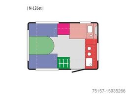 NIEWIADOW Toilette  GFK Aufbau 750kg GG 100km/h