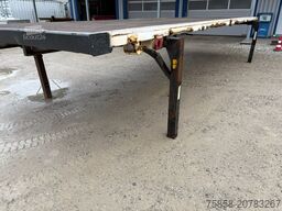 Krone 7,82m Baustoff Brücken Zurringe Kranbar