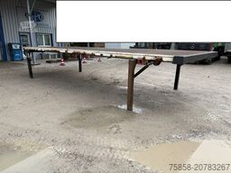 Krone 7,82m Baustoff Brücken Zurringe Kranbar