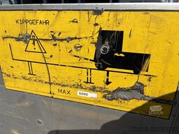 Krone Baustoff Wechselbrücke 7,45m Türen