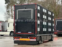 MENKE-JANZEN 4.Stock Viehanhänger Hubdach, Tränke