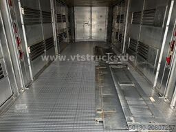 MENKE-JANZEN 4.Stock Viehanhänger Hubdach, Tränke