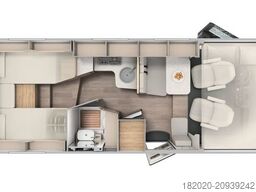 CARADO I 338 pro+ AUTOMATIK,TV+SAT,NAVI,RFK