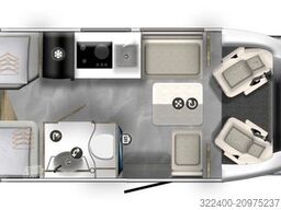 EURAMOBIL Xtura 686 EF Timberline Dieselheizung