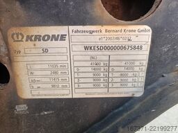 KRONE SD / REAR SLIDER / DUTCH CHASSIS / BPW DRUM.