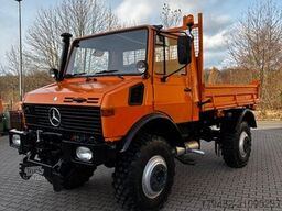 UNIMOG Unimog U 1550 L 427 Lang Allrad Kipper AHK