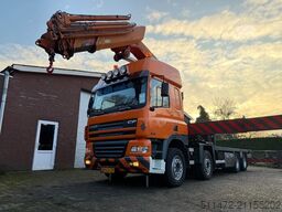 DAF CF 85.430 / 8x2 / HIAB XS 800 E-7 / Handgeschak...